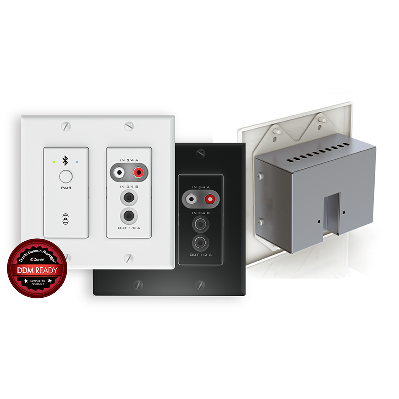 DANTE 4X2 BLUETOOTH WALLPLATE JPRO