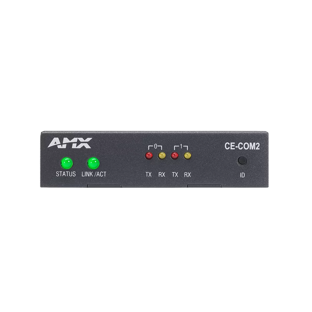 AMX secure universal control extender for motorised screens & blinds, motion & occupancy sensors, lighting dimmers and consumer AV components
