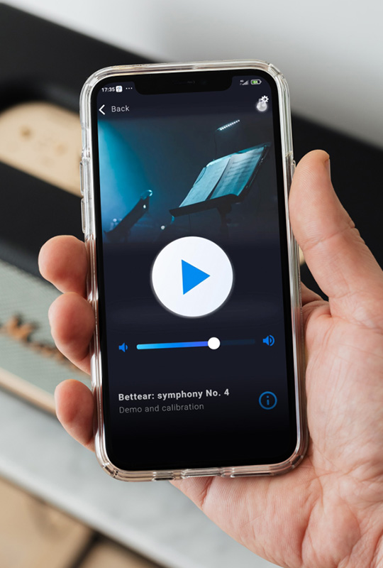 Bettear_App Demo Bettear App Listen on your mobile device Assistive Listening Auracast WiFi streaming New Zealand NZ