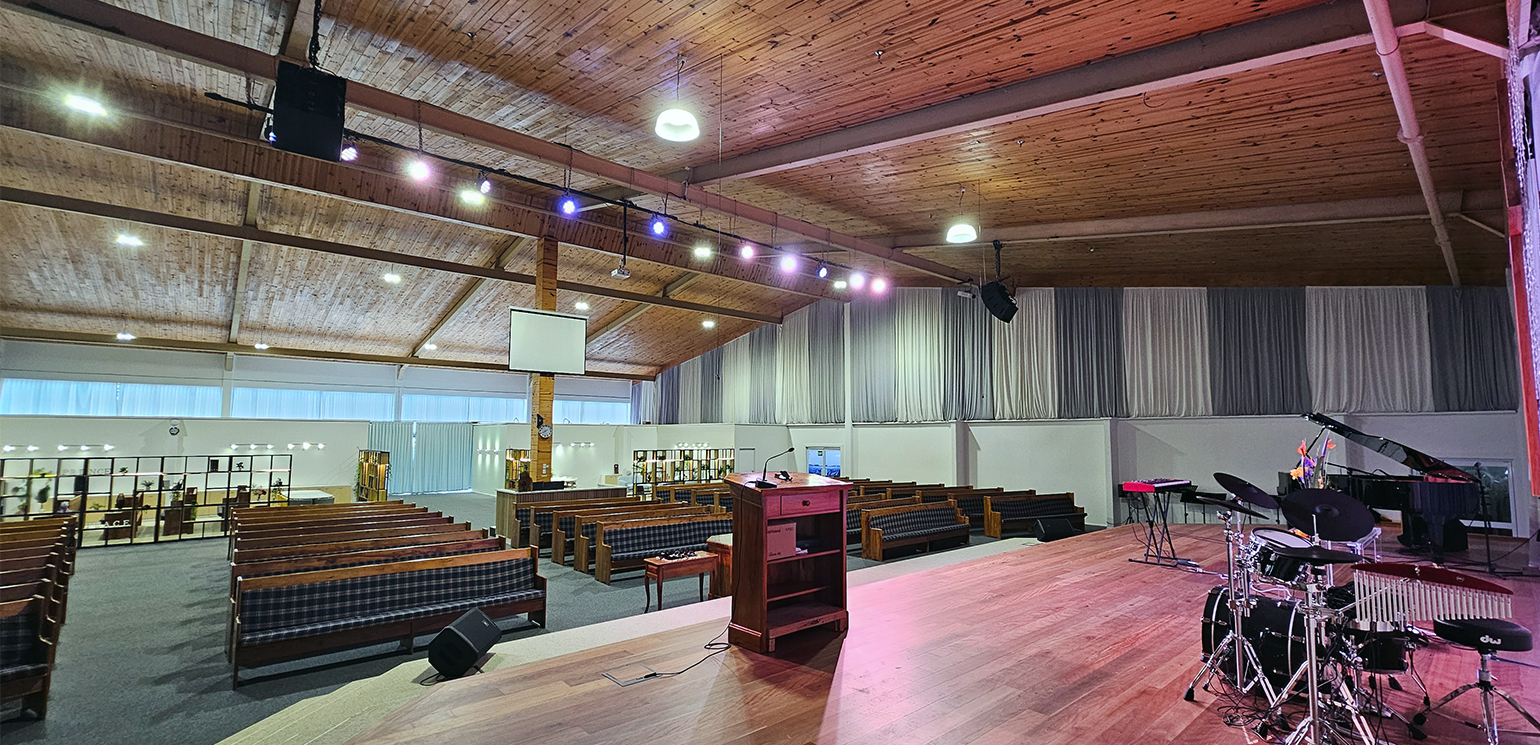 JBL SRX900 line array preferred for NZ Chinese Christian Church