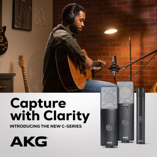 AKG C-series condenser microphones built for musicians and content creators and more