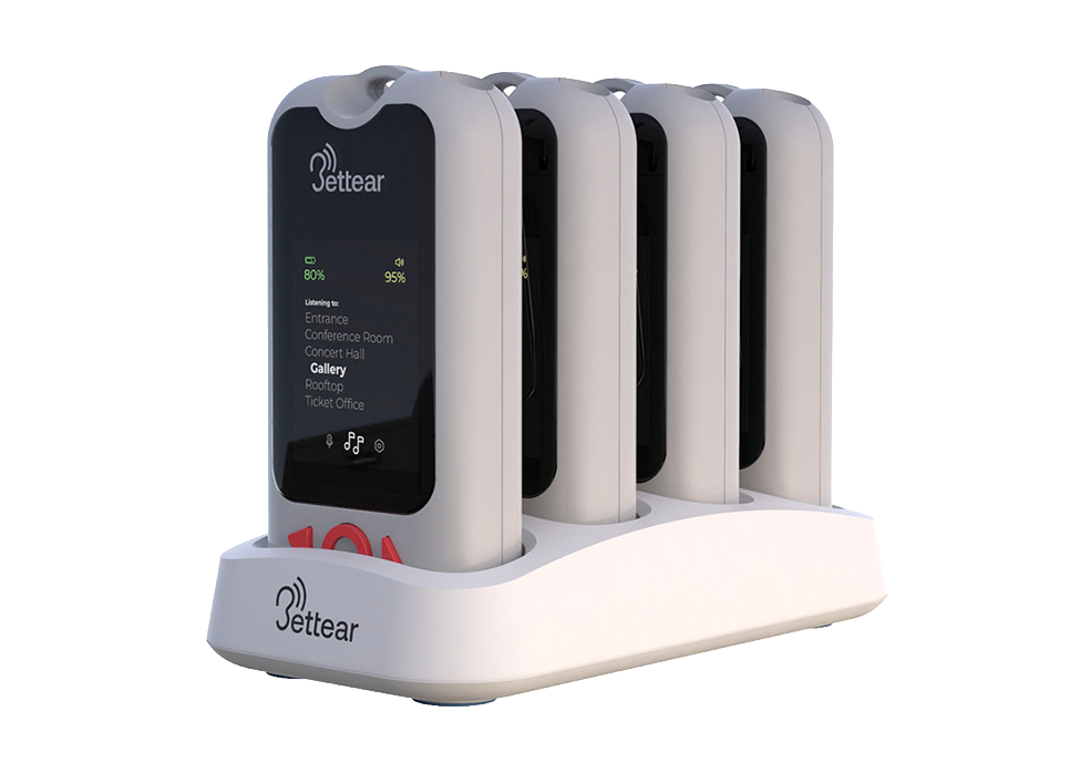 B-HIVE4_26 Compact four-bay Bettear Auracast B-RTX desktop charger