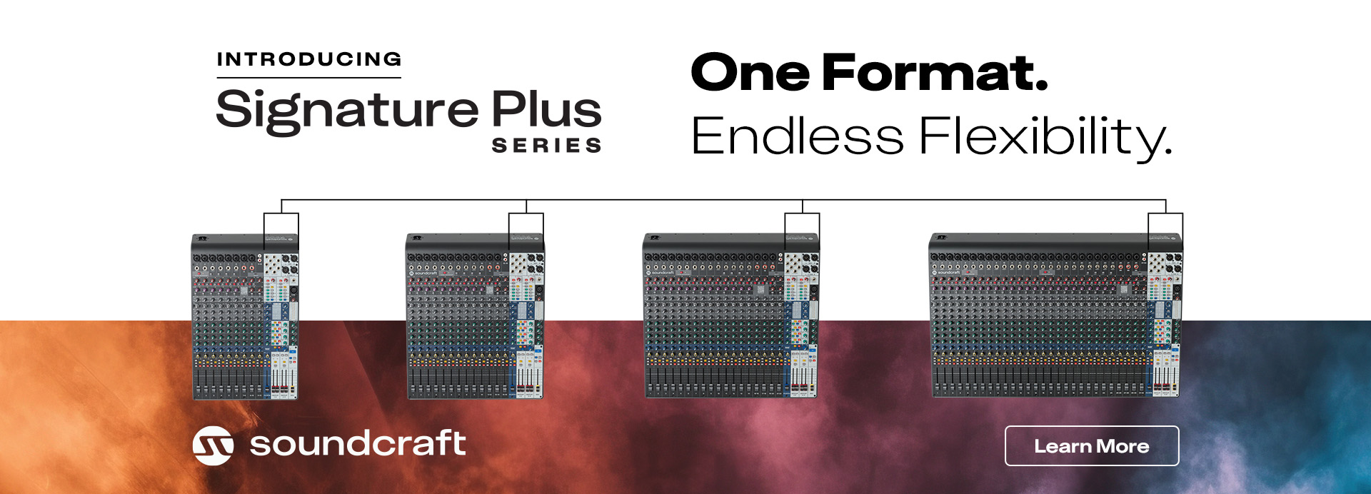 Soundcraft_SignaturePlus_HomepageBanner_1920x692 One format endless flexibility with the new Soundcraft Signature Plus mixers, now in NZ!